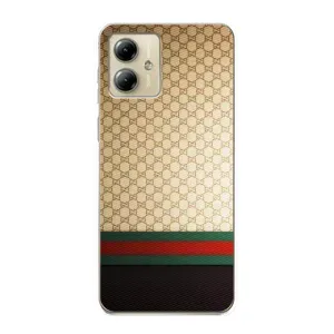 Чехлы Бренд GUCCI для Motorola MOTO G14 (Фон Гуччи)