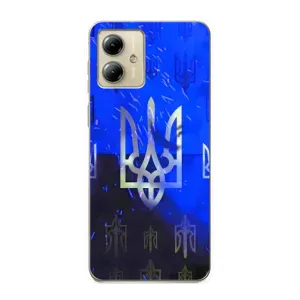 Чехол Укр Символика для Motorola MOTO G14 (Герб)