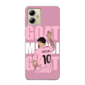 Чехлы Лео Месси в Майами на Motorola MOTO G14 (GOAT MESSI)