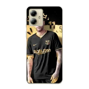 Силиконовый Чехол Motorola MOTO G14 (Gold Neymar)
