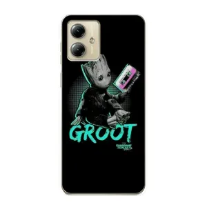Чехол Супергерои Марвел на Моторола Мото Джи 14 (Groot)