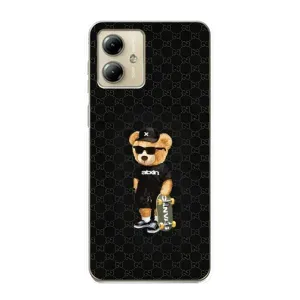 Чехлы Мишка Тедди для Моторола Мото Джи 14 (GUCCI Teddy)