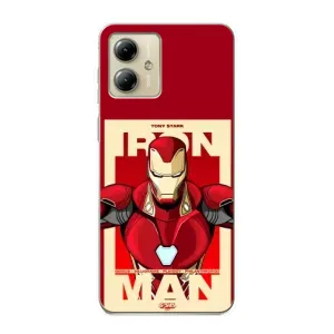 Чехол Супергерой Железный человек на Motorola MOTO G14 (Iron man)