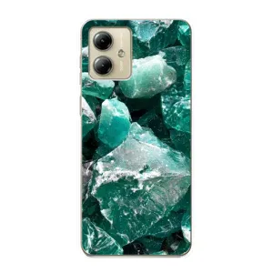 Чехол (Дорого -богато) на Motorola MOTO G14 (Изумруд)