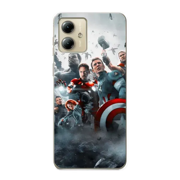 Чехол с рисунком «Команда марвел» для Motorola MOTO G14 Чехол с рисунком «Команда марвел» для Motorola MOTO G14
