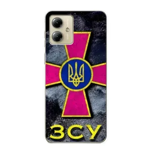 ЗСУ Чехлы (TPU) для Motorola MOTO G14 (Лого ЗСУ)