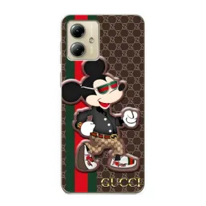 Чехлы Бренд GUCCI для Motorola MOTO G14 (Маус Гуччи)