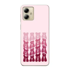 Чехлы на день мамы для Моторола Мото Джи 14 (Надпись мама)