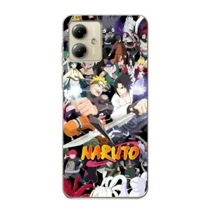 Купить Чехлы на телефон с принтом Anime для Motorola MOTO G14 (Наруто постер)