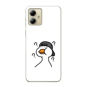Бампер с принтом Мемы для Motorola MOTO G14 (Непонимание)