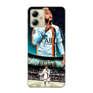 Силиконовый Чехол Motorola MOTO G14 (Неймар ПСЖ)