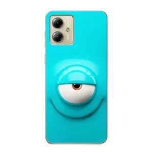 Силиконовые Чехлы (смешные стикеры) для Motorola MOTO G14 (Одноглазик)