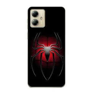 Чехол Супергерой Человека Паука на Motorola MOTO G14 (Паук)