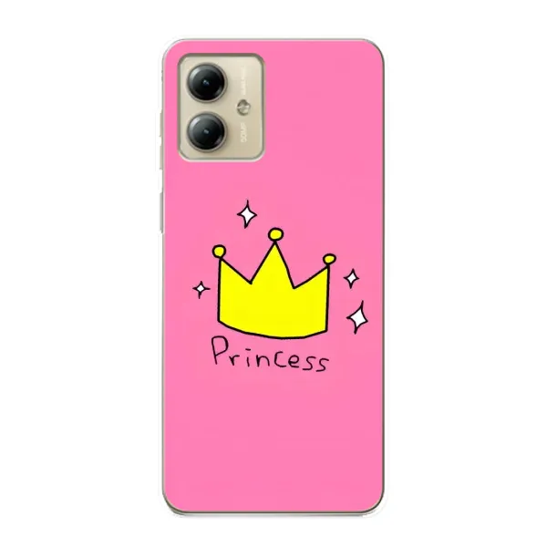 Чехол с рисунком «Princess» для Motorola MOTO G14 Чехол с рисунком «Princess» для Motorola MOTO G14