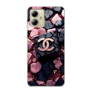 Чехол (Dior, Prada, YSL, Chanel) для Motorola MOTO G14 (Шанель)