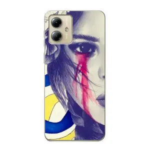 Чехол на Motorola MOTO G14 Украинский дизайн (Слезы Украины)
