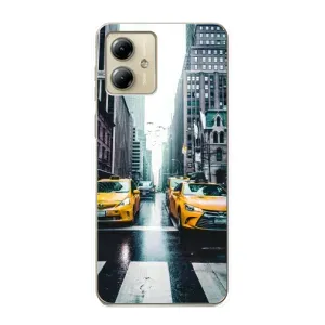 Силиконовый бампер (Работники) на Motorola MOTO G14 (Такси)