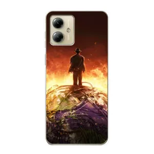 Чехол Оппенгеймер / Oppenheimer на Motorola MOTO G14 (Ядерщик)