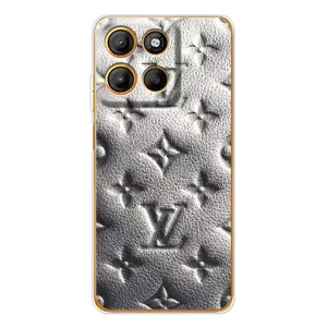 Текстурный Чехол Louis Vuitton для Морора Мото G15 Пауэр (Бежевый ЛВ)