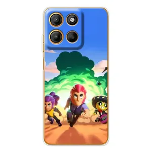 Силиконовый Чехол на Motorola Moto G15 Power с картинкой Brawl Stars (Бравел Старс)