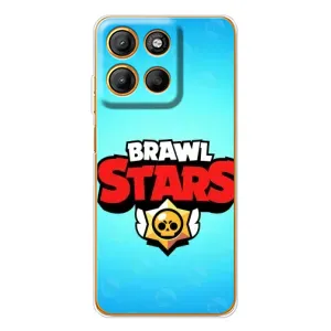 Силиконовый Чехол на Motorola Moto G15 Power с картинкой Brawl Stars (Бравл Старс)