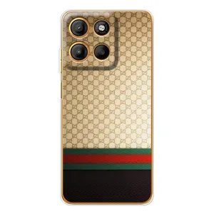 Чехлы Бренд GUCCI для Motorola Moto G15 Power (Фон Гуччи)