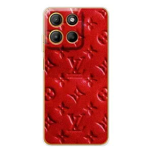 Текстурный Чехол Louis Vuitton для Морора Мото G15 Пауэр (Красный ЛВ)