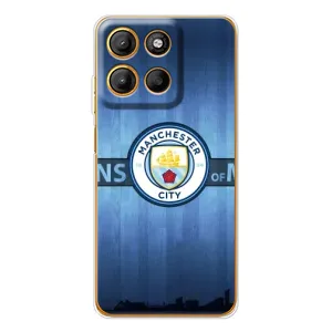 Силиконовые Чехлы принт Футбол на Motorola Moto G15 Power (ManCity)
