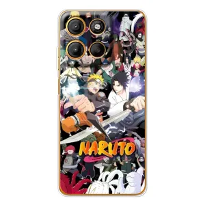 Купить Чехлы на телефон с принтом Anime для Motorola Moto G15 Power (Наруто постер)