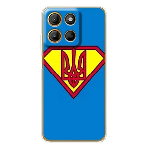 Чехол с картинкой (Патриотический ГЕРБ) на Motorola Moto G15 Power (Super - Герб)