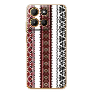Силиконовый Чехол на Motorola Moto G15 Power с картинкой Вышиванки (Вышиваночки)