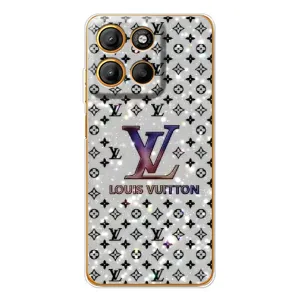 Чехол Стиль Louis Vuitton на Motorola Moto G15 Power (Яркий LV)