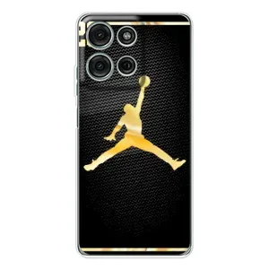 Силиконовый Чехол Nike Air Jordan на Мото Джи 15 (Джордан 23)