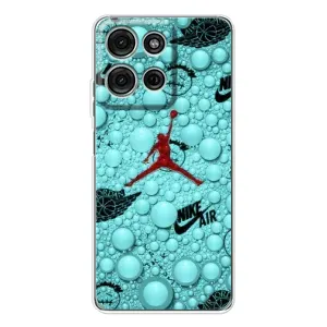 Силиконовый Чехол Nike Air Jordan на Мото Джи 15 (Джордан Найк)