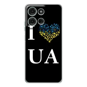 Силиконовый Чехол на Motorola Moto G15 (Я-Украина) (I Love UA)