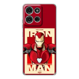 Чехол Супергерой Железный человек на Motorola Moto G15 (Iron man)
