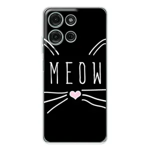 Бампер с изображением Котиков для Мото Джи 15 (КОТИК MEOW)