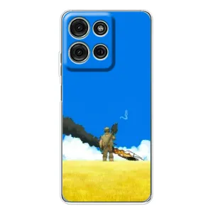 Чехлы на военную тематику для Motorola Moto G15 (Попадание)
