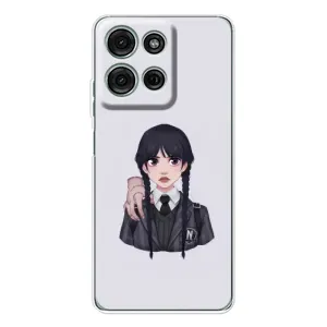 Чехлы с принтом Уэнсдей на Motorola Moto G15 (Вещь Венсдей)