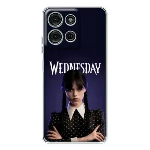 Чехлы с принтом Уэнсдей на Motorola Moto G15 (Wednesdey)