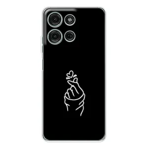 Чехлы (Знак сердечка) на Motorola Moto G15 (Знак Сердечка)