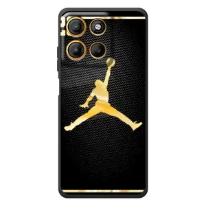 Силиконовый Чехол Nike Air Jordan на
Мо Motorola Мо Г17 Павер
(Джордан 23)