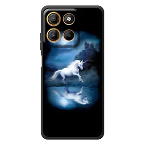 Чехол Unicorn на Motorola Moto G17 Power (Единорог)
