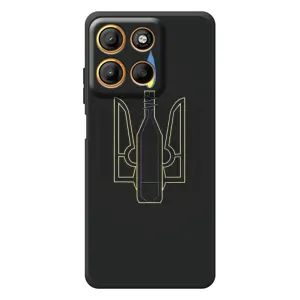 Чехол с картинкой (Патриотический ГЕРБ) на Motorola Moto G17 Power (Герб - Молотова)
