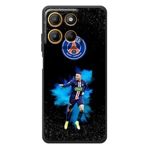 Чехол (TPU) с Футболистом на Motorola Moto G17 Power (Мбаппе ПСЖ)