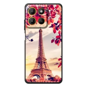 Чехол с Эйфелевой башней на Motorola Moto G17 Power (Paris photo)