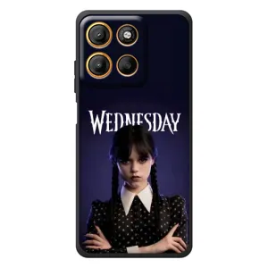Чехлы с принтом Уэнсдей на Motorola Moto G17 Power (Wednesdey)
