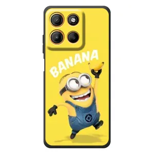 Мультяшный принт на Чехол для Моторола Мото Ж17
(Banana)