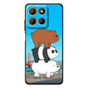 Чехлы с Пандами на Motorola Moto G17 (Друзья)
