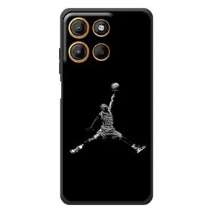 Силиконовый Чехол Nike Air Jordan на Моторола Мото Ж17
(Джордан)